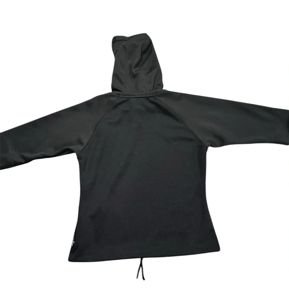 Nike Vintage Black Hoodie Drawstring Waist Girl’s Size Small 4-6 EUC